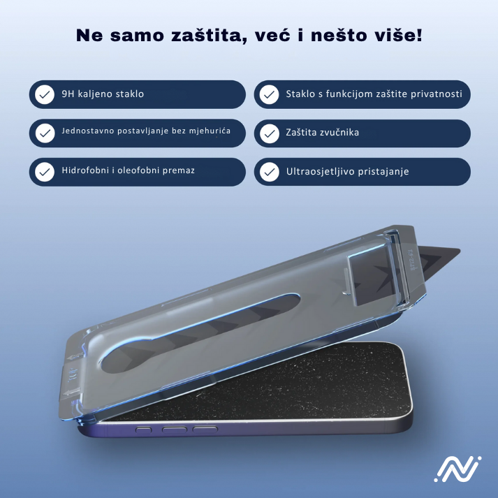 Arctiqo™ 3-u-1 zaštitno staklo